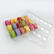 Hot Sale 18 Macarons Clamshell Plastic Insert Tray Packaging